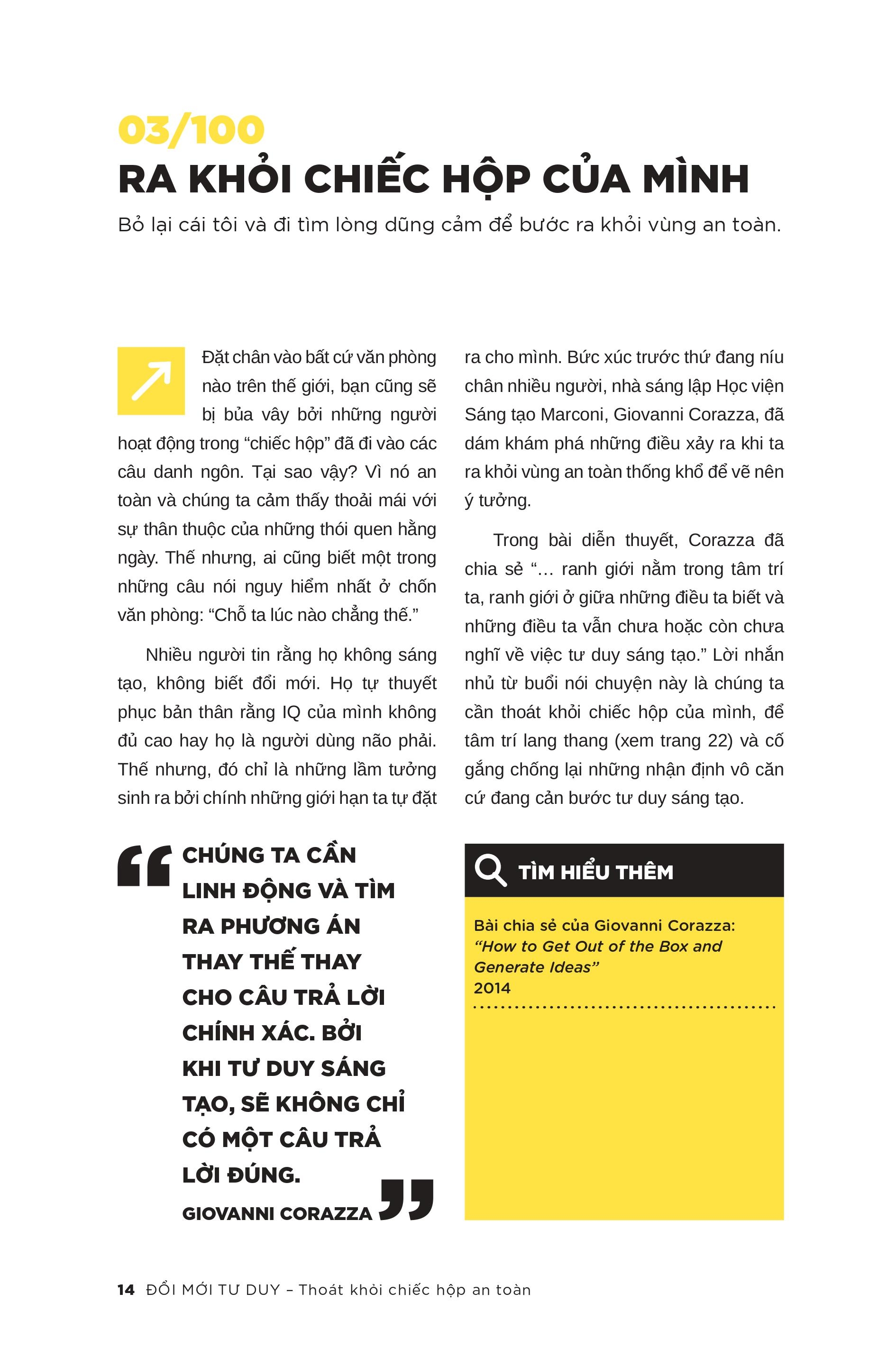 Great Ted Talks: Đổi Mới Tư Duy - Thoát Khỏi Chiếc Hộp An Toàn PDF Great Ted Talks: Đổi Mới Tư Duy - Thoát Khỏi Chiếc Hộp An Toàn PDF