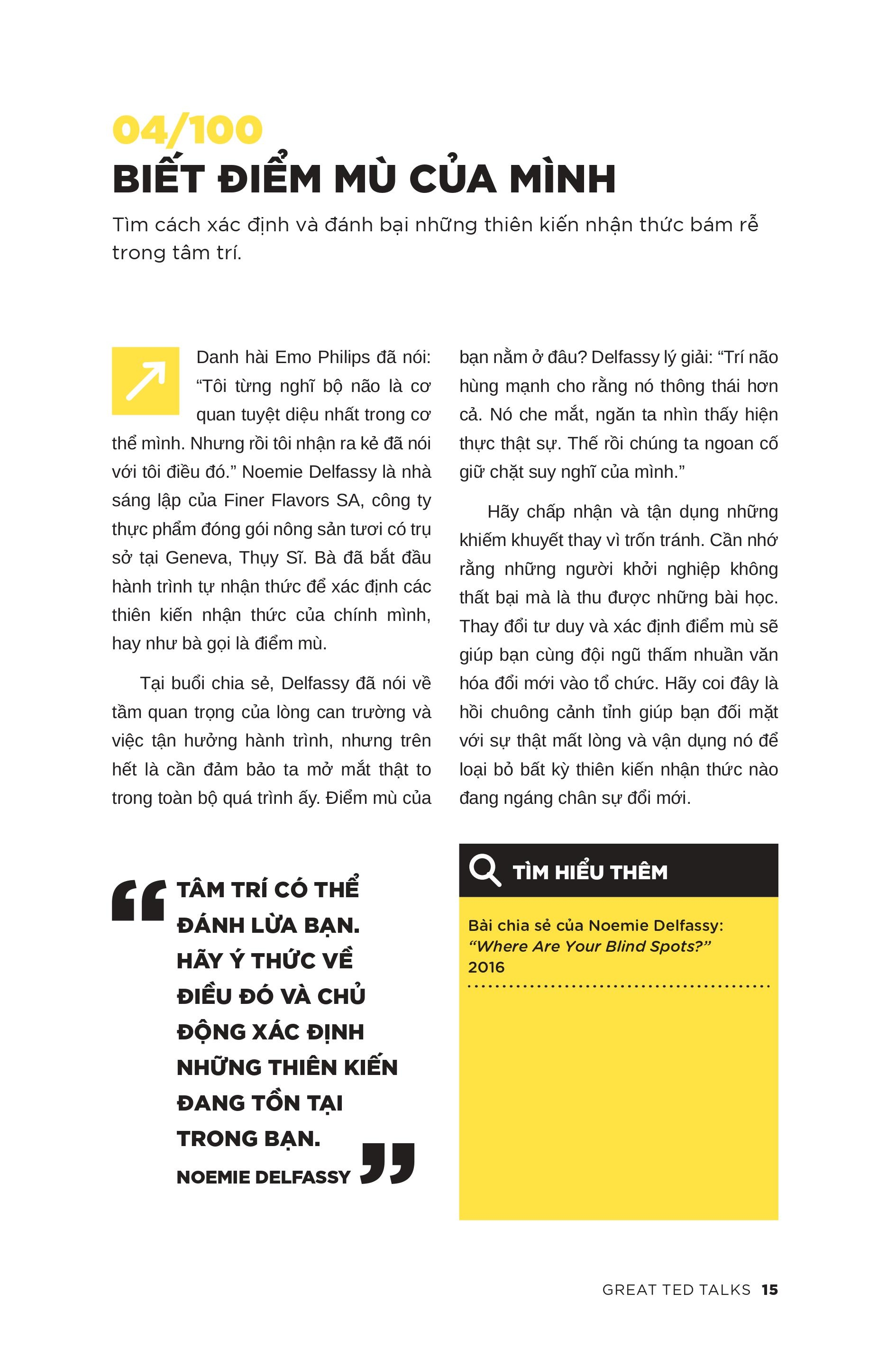 Great Ted Talks: Đổi Mới Tư Duy - Thoát Khỏi Chiếc Hộp An Toàn PDF Great Ted Talks: Đổi Mới Tư Duy - Thoát Khỏi Chiếc Hộp An Toàn PDF