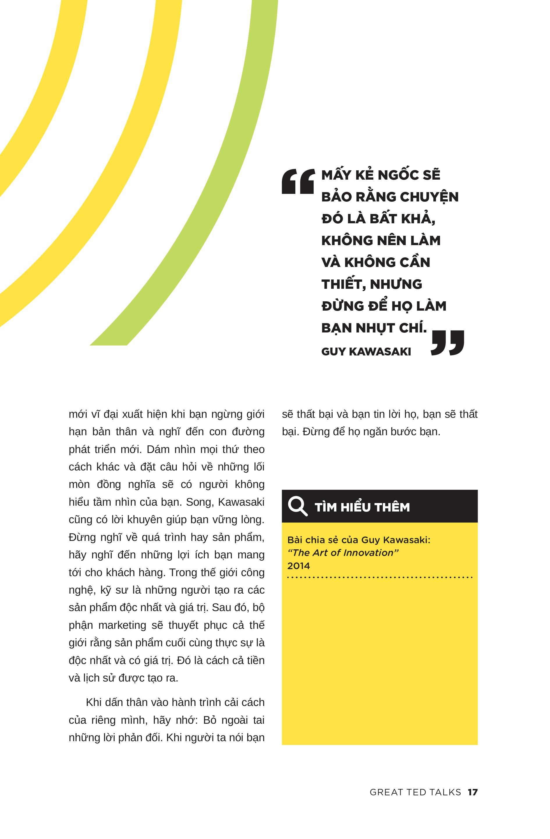 Great Ted Talks: Đổi Mới Tư Duy - Thoát Khỏi Chiếc Hộp An Toàn PDF Great Ted Talks: Đổi Mới Tư Duy - Thoát Khỏi Chiếc Hộp An Toàn PDF