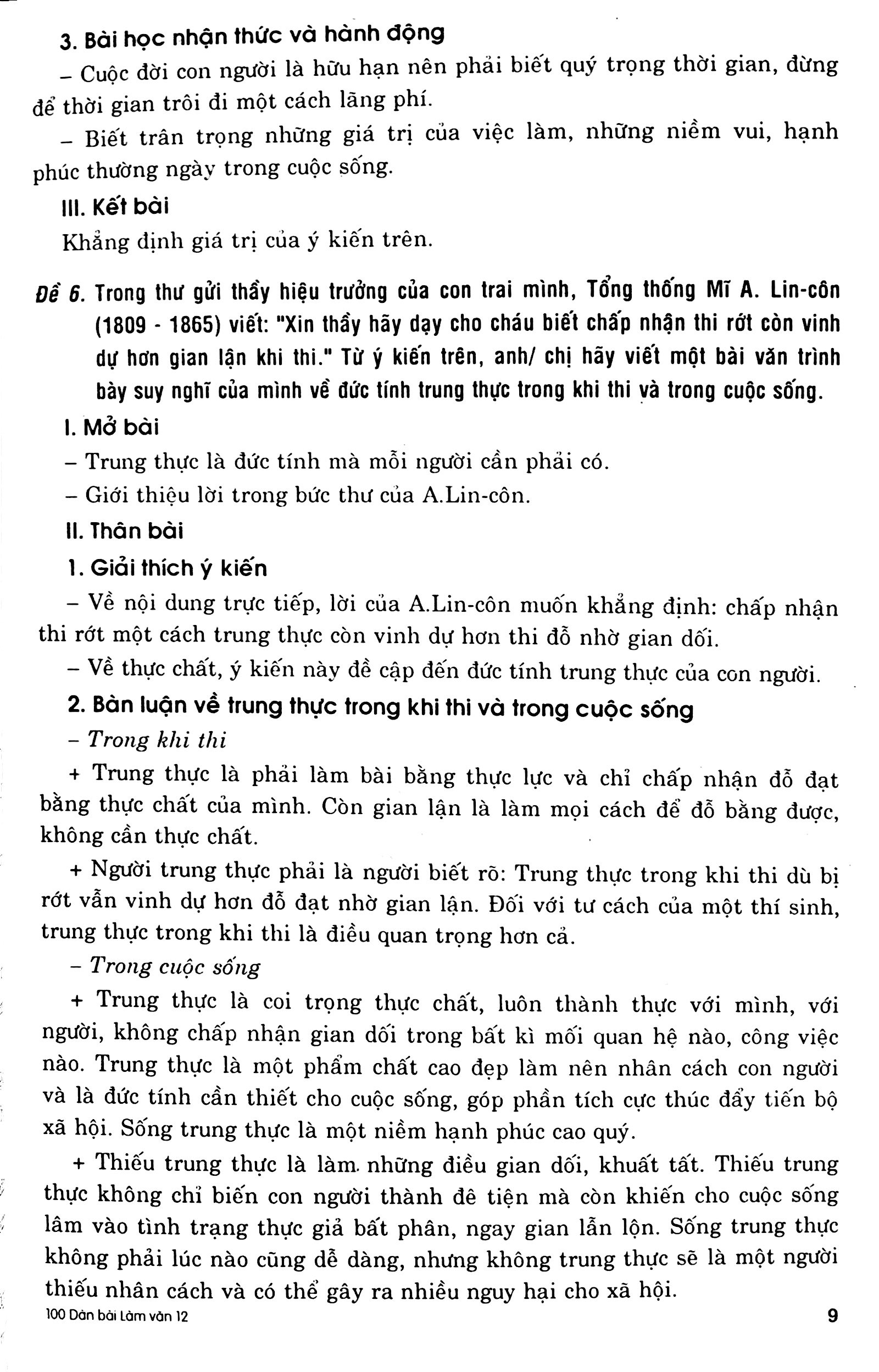100 Dàn Bài Chi Tiết Làm Văn Lớp 12 PDF - Tờ Khai Y Tế