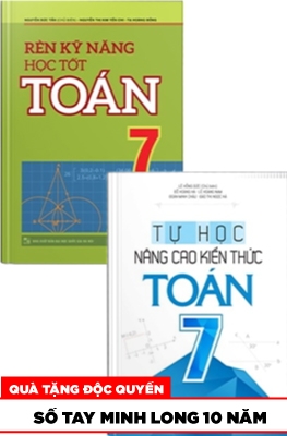 Combo Rèn Toán 7 (Bộ 2 Cuốn) - Tặng Kèm Sổ Tay Minh Long 10 Năm