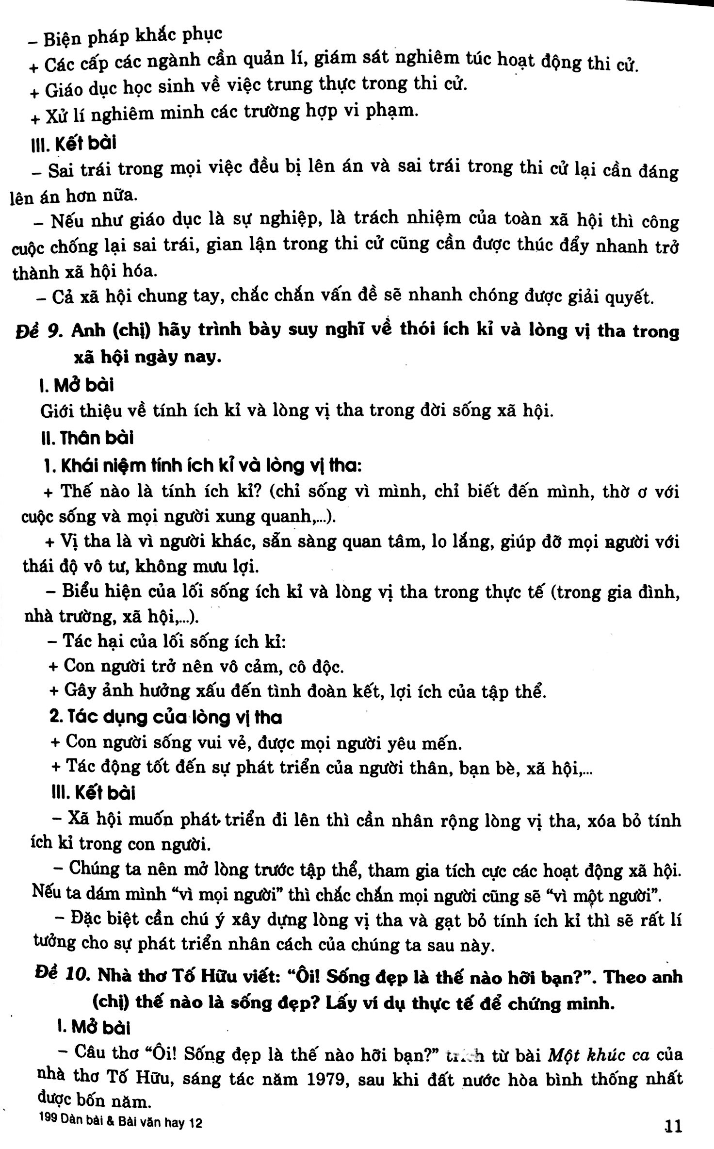 199 Dàn Bài Và Bài Văn Hay Lớp 12 PDF đọc ebook online, epub online, nghe sách nói audio miễn phí.