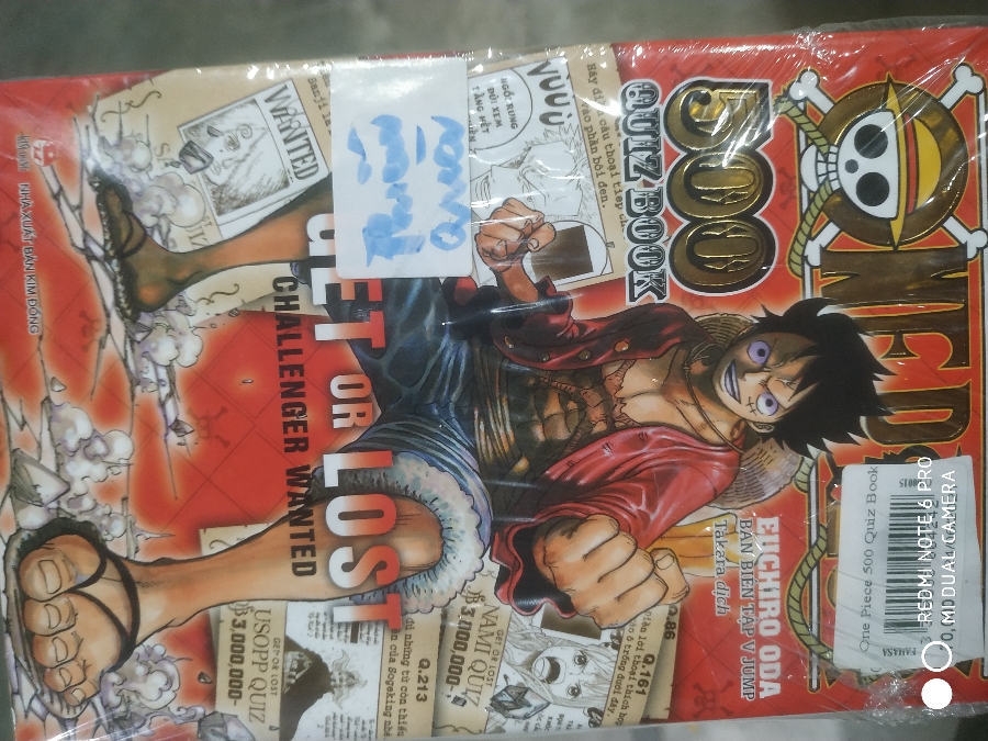 Sach Phien Chợ Sach Cũ Bộ One Piece 500 Quiz Book Tập 1 Tập 2 Tặng Kem Standee Pvc Luffy Fahasa Com