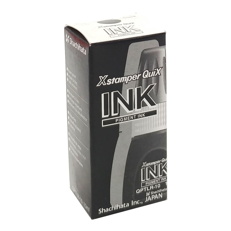 Mực Con Dấu Xstamper Quix 10ml Shachihata QPTLR10BK Mực Đen