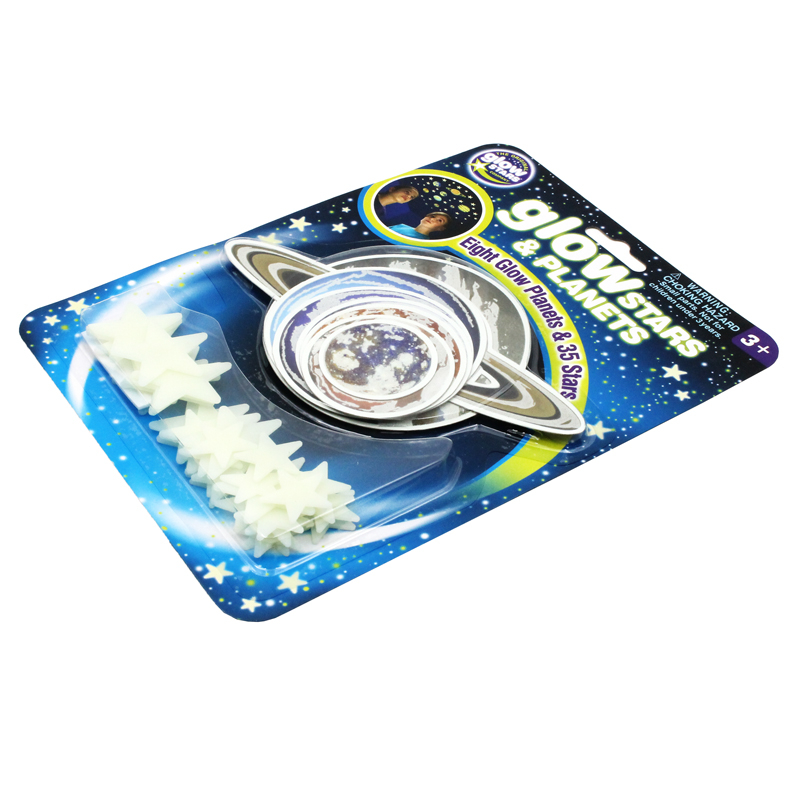 Brainstorm Toys The Original Glowstars: Stelle E Pianeti Che Brillano Al Buio, 35 Stelle + 8 Pianeti, Adesivi Luminosi Per Soffitti E Pareti