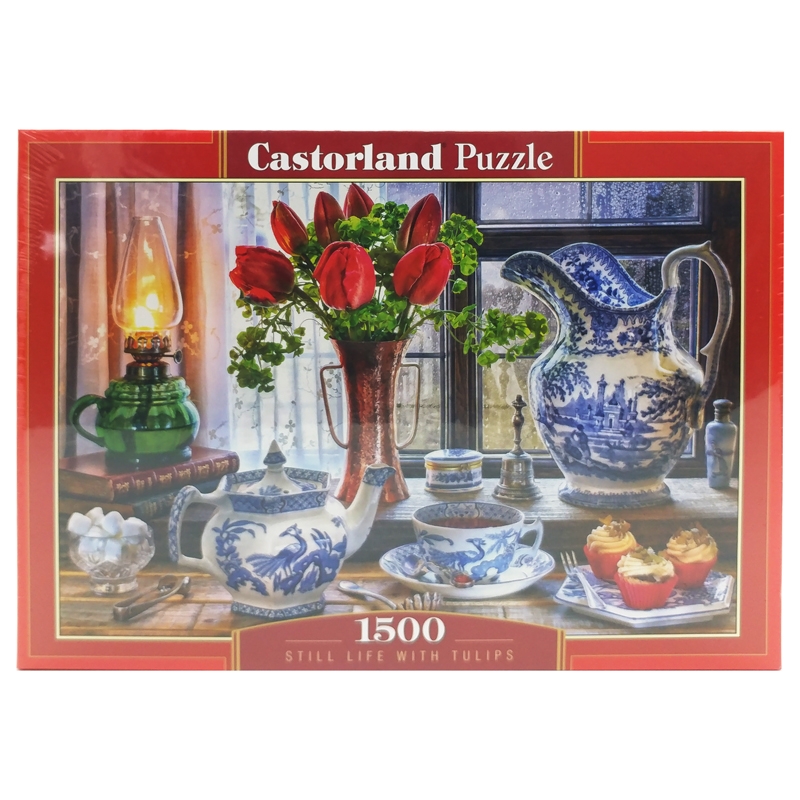 Bộ Xếp Hình Castorland C151820 Still Life With Tulips (1500 Mảnh Ghép)