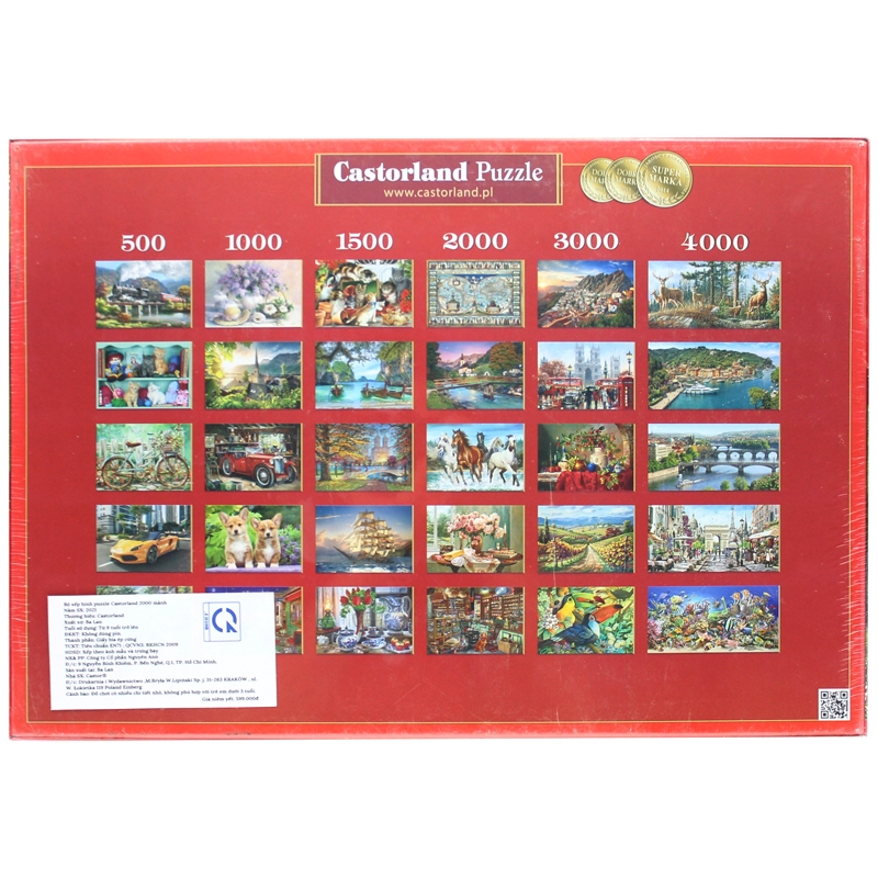 Bộ Xếp Hình Puzzle Toadstool Cottage Castorland C200634 (2000 Mảnh Ghép)