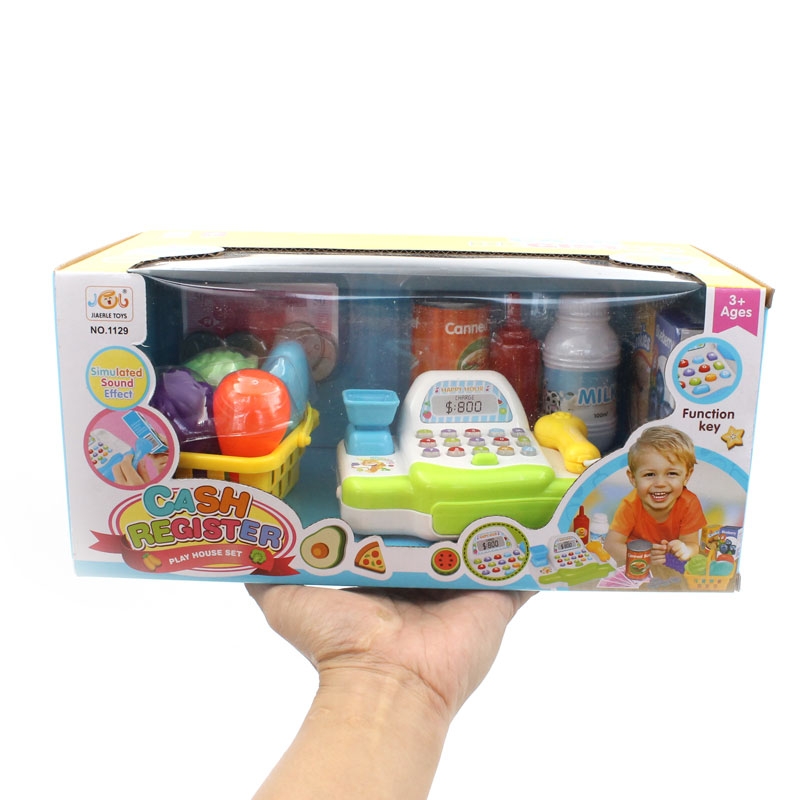 Bộ Đồ Chơi Máy Tính Tiền Dùng Pin VBC-1129 - FAHASA.COM