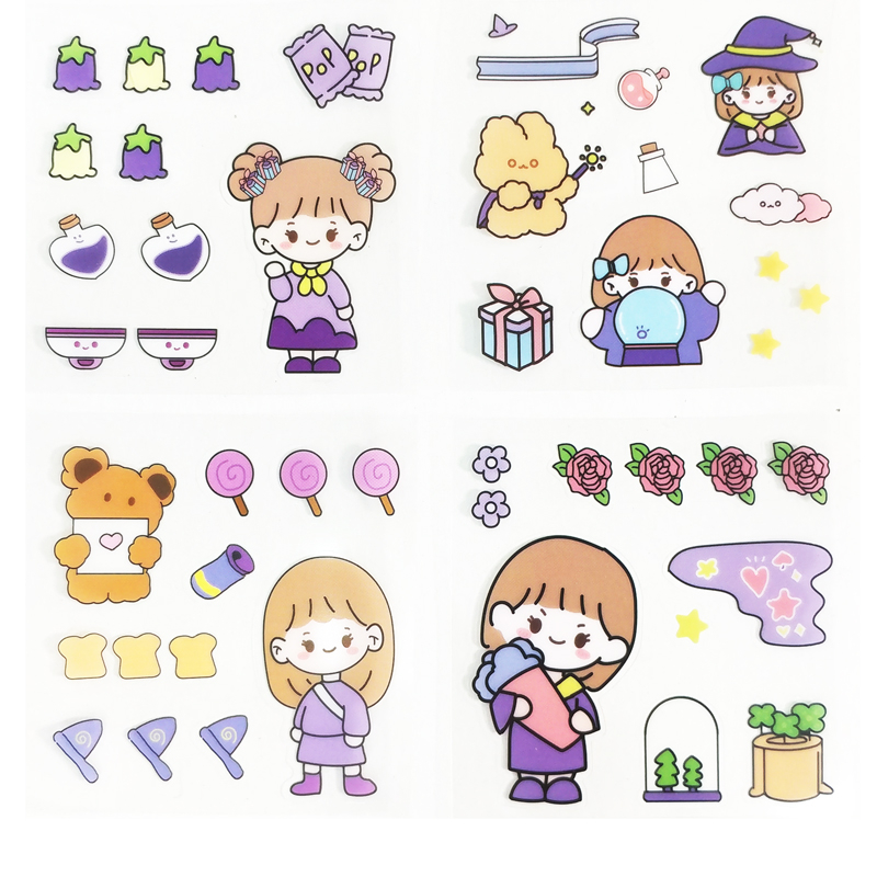Hộp Stickers Trang Trí Dễ Thương - Cô Phù Thủy Nhỏ - FAHASA.COM