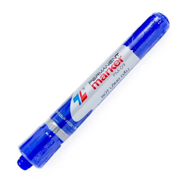 Bút Lông Dầu Thiên Long PM-09 - Mực Xanh - FAHASA.COM