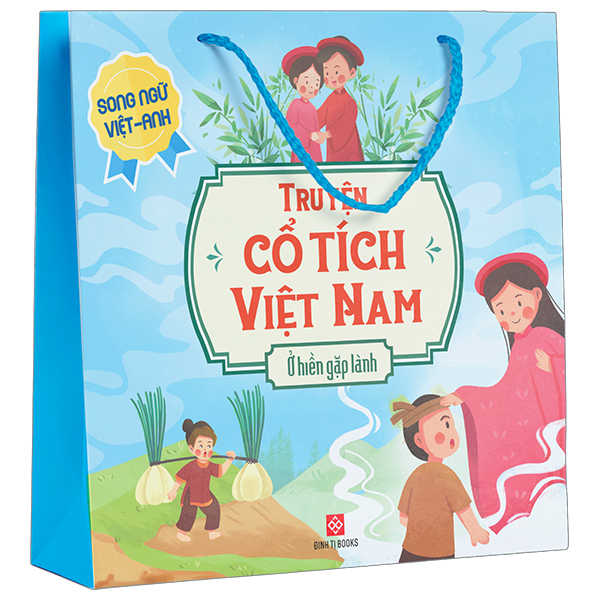 Bộ Sách Truyện Cổ Tích Việt Nam - Ở Hiền Gặp Lành - Song Ngữ Việt-Anh (Túi 5 Cuốn)