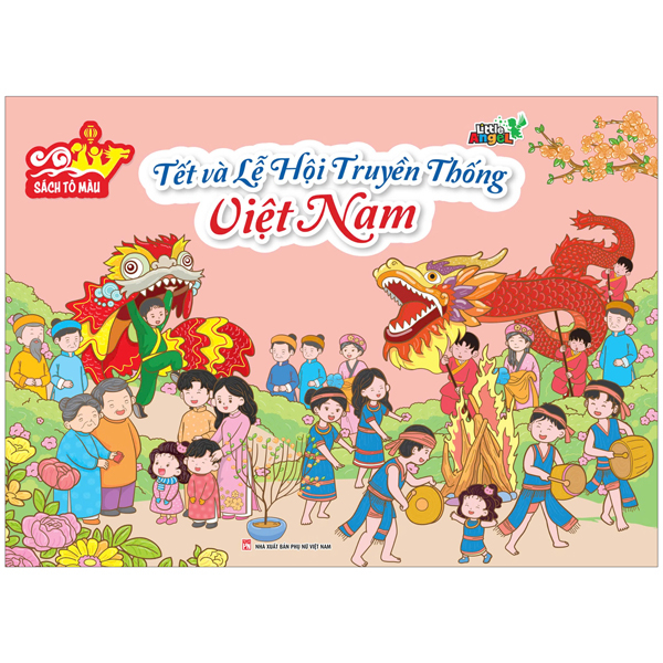 Sách Tô Màu - Tết Và Lễ Truyền Thống Việt Nam
