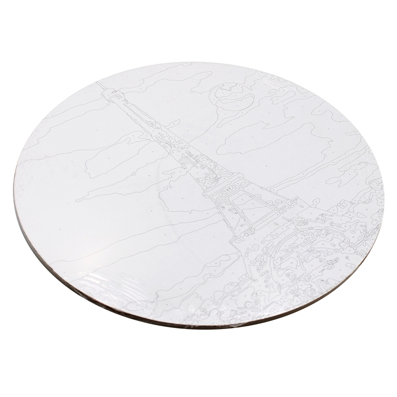 Tranh Tô Màu Số Hóa Gỗ 30 Cm Paint By Numbers - Colormate Ef30Cm - Eiffel