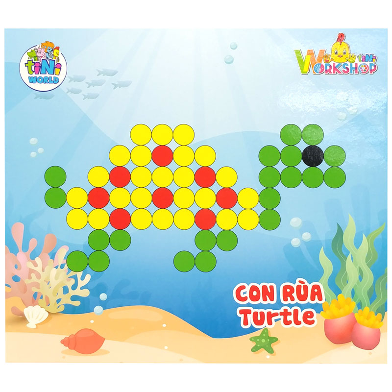 Khung Tranh Hạt Nhựa - tiniToy 108133032 - Hình Rùa - FAHASA.COM