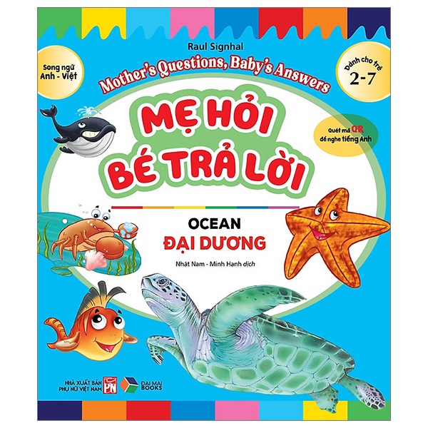 Mẹ Hỏi Bé Trả Lời - Song Ngữ Anh - Việt - Ocean - Đại Dương (Dành Cho Trẻ Từ 2 - 7 Tuổi)
