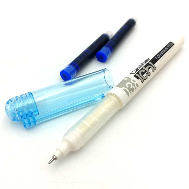 Bút Máy ClassMate Ichi Neo Ngòi Kim CL-FP202 (Kèm 2 Ống Mực) - Mực Xanh