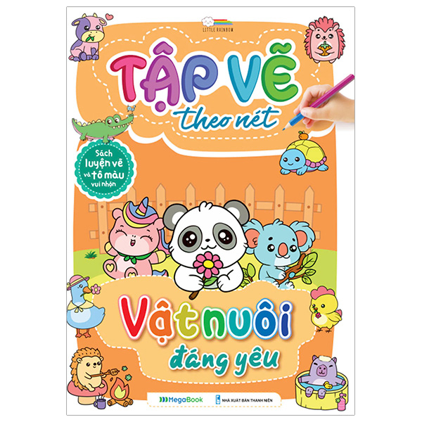 Tập Vẽ Theo Nét - Vật Nuôi Đáng Yêu