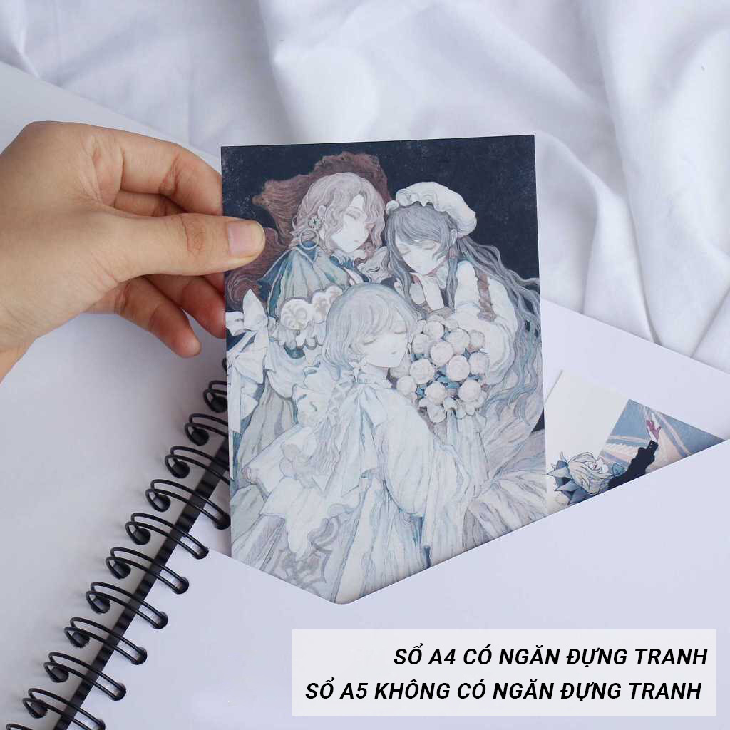 Sổ Phác Thảo Họa Sĩ Nhật Bản Yuko A5 Giấy Trơn 72 Trang 190gsm