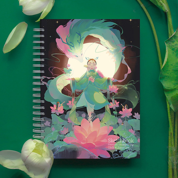 Sổ Phác Thảo Basic Bìa SEN A4 Giấy Trơn 72 Trang 190gsm Odom Paper