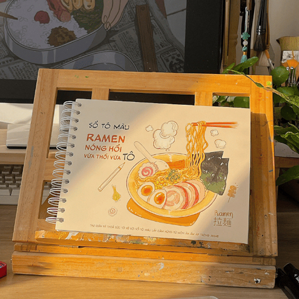 Sổ Tô Màu Đồ Ăn Nhật Bản 40 Tranh 250gsm Odom Paper