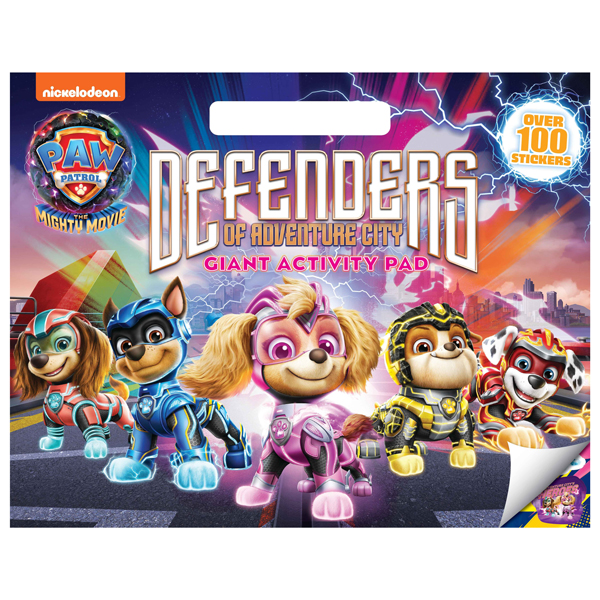 Paw Patrol - The Mighty Movie - Defenders of Adventure City - Giant Activity Pad