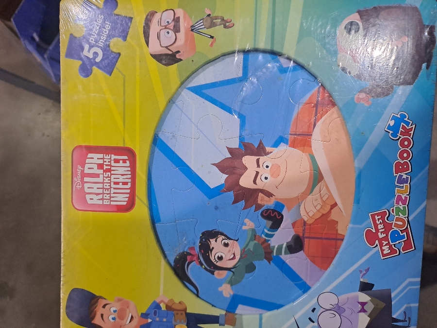 [Phiên chợ sách cũ] Disney Wreck-It-Ralph 2 My First Puzzle Book ...