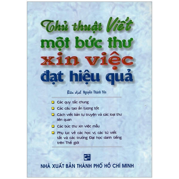 Thủ Thuật Viết Một Bức Thư Xin Việc Đạt Hiệu Quả