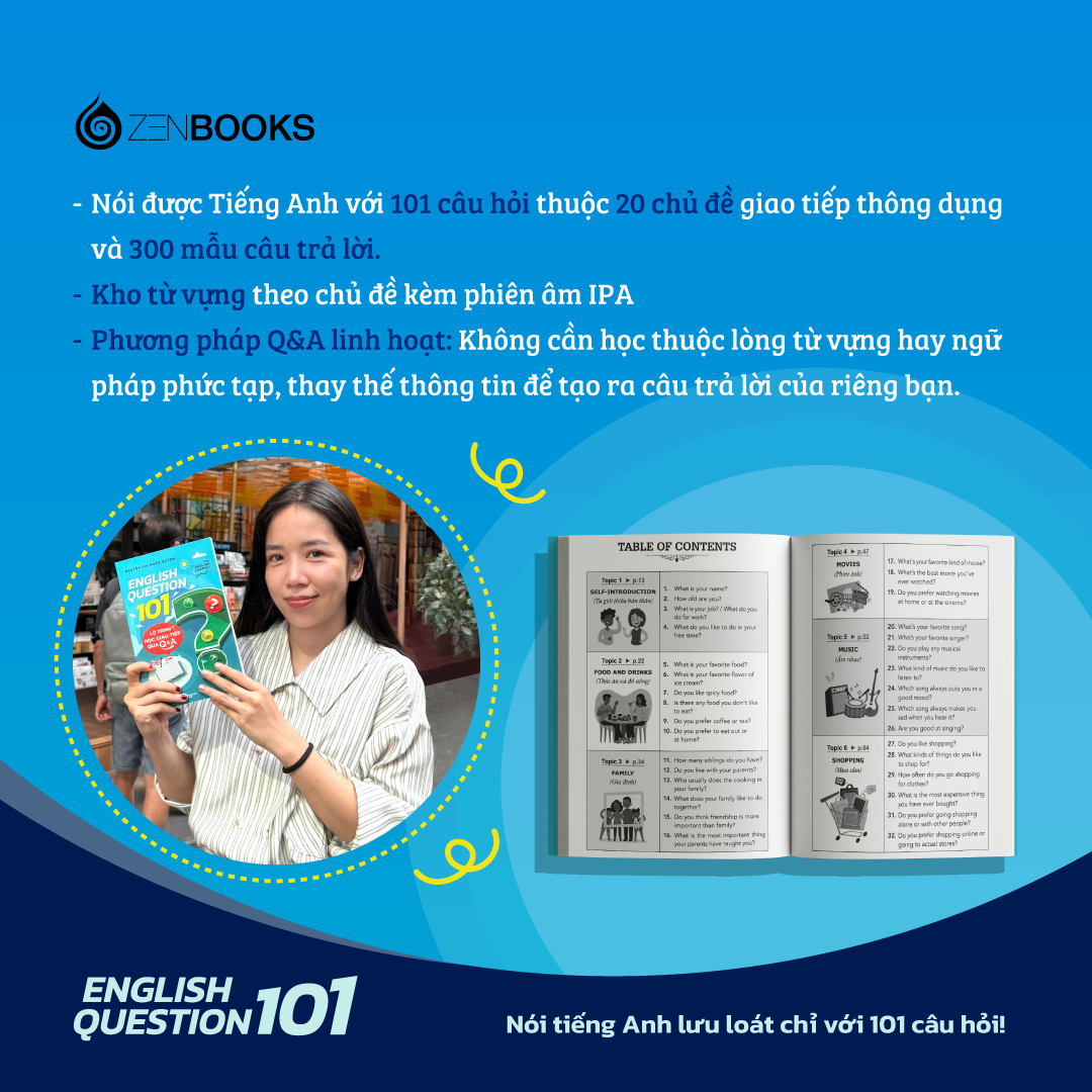 English Question 101 - Lộ Trình Học Giao Tiếp Qua Q&A PDF English Question 101 - Lộ Trình Học Giao Tiếp Qua Q&A PDF