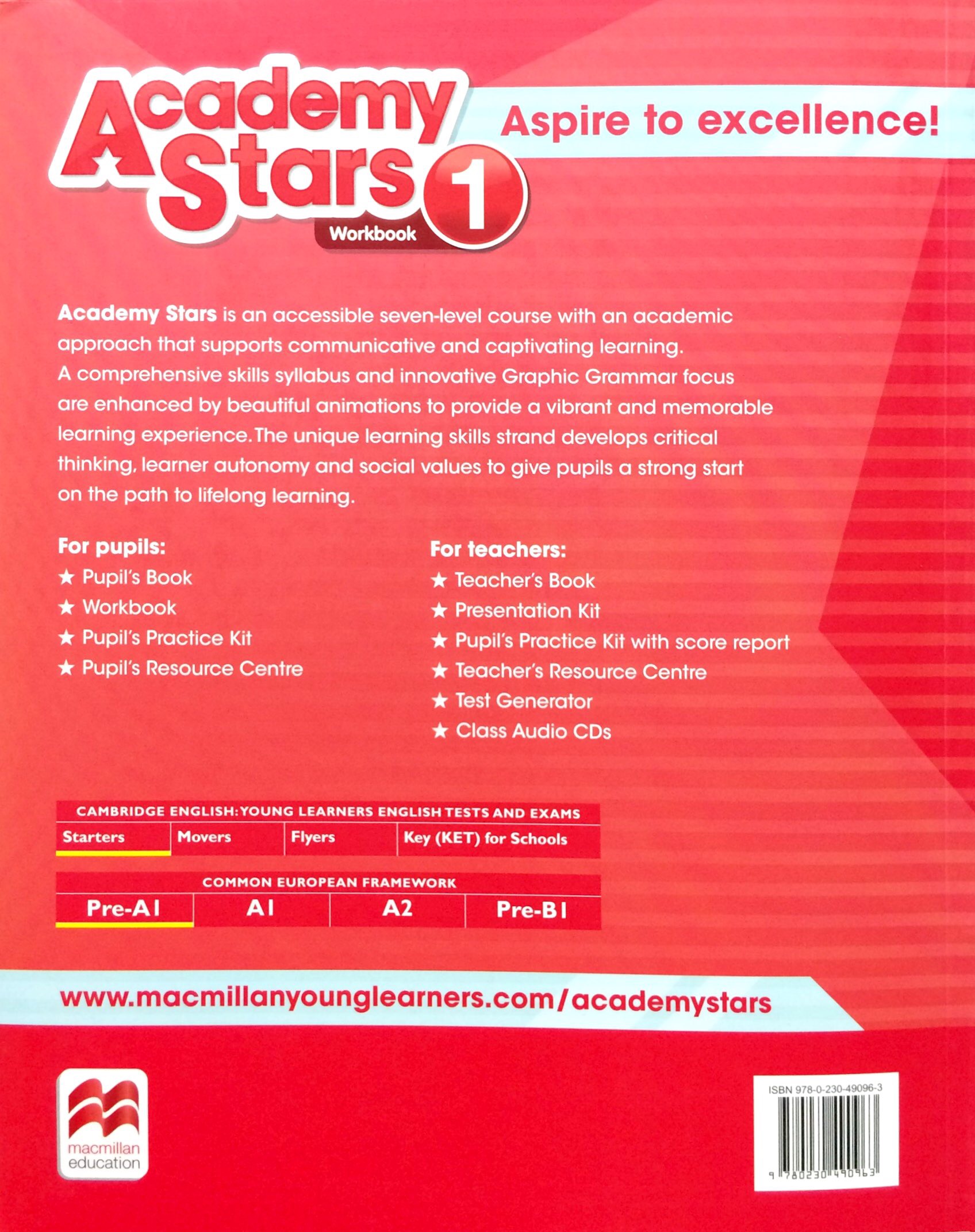 Academy Stars Level 1 Workbook - FAHASA.COM