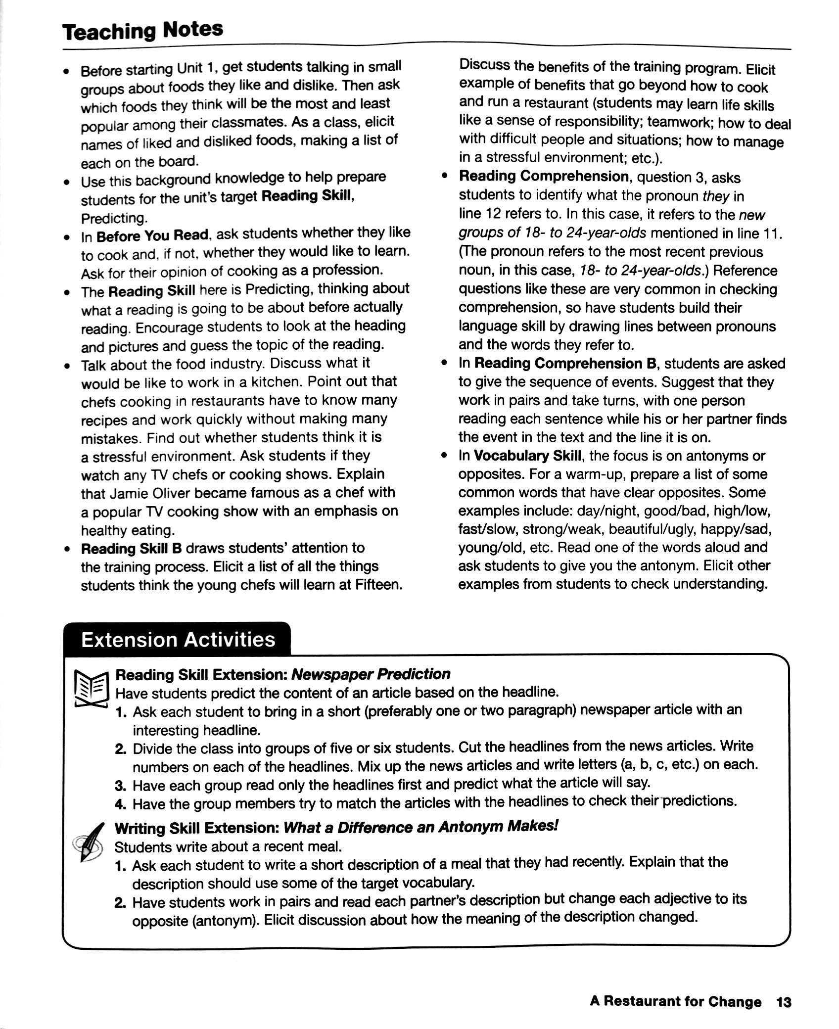 Active Skills For Reading 1 Teachers Guide Fahasa Com