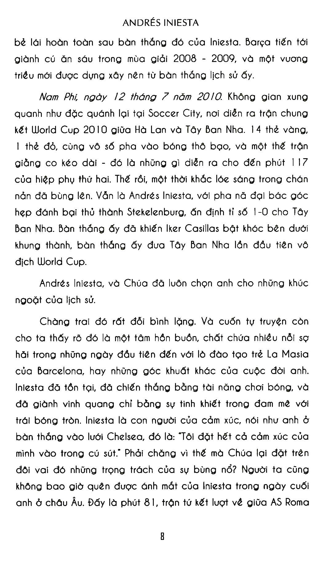 Andrés Iniesta The Artist - Khi Bóng Đá Là Nghệ Thuật PDF đọc ebook online, epub online, nghe sách nói audio miễn phí.