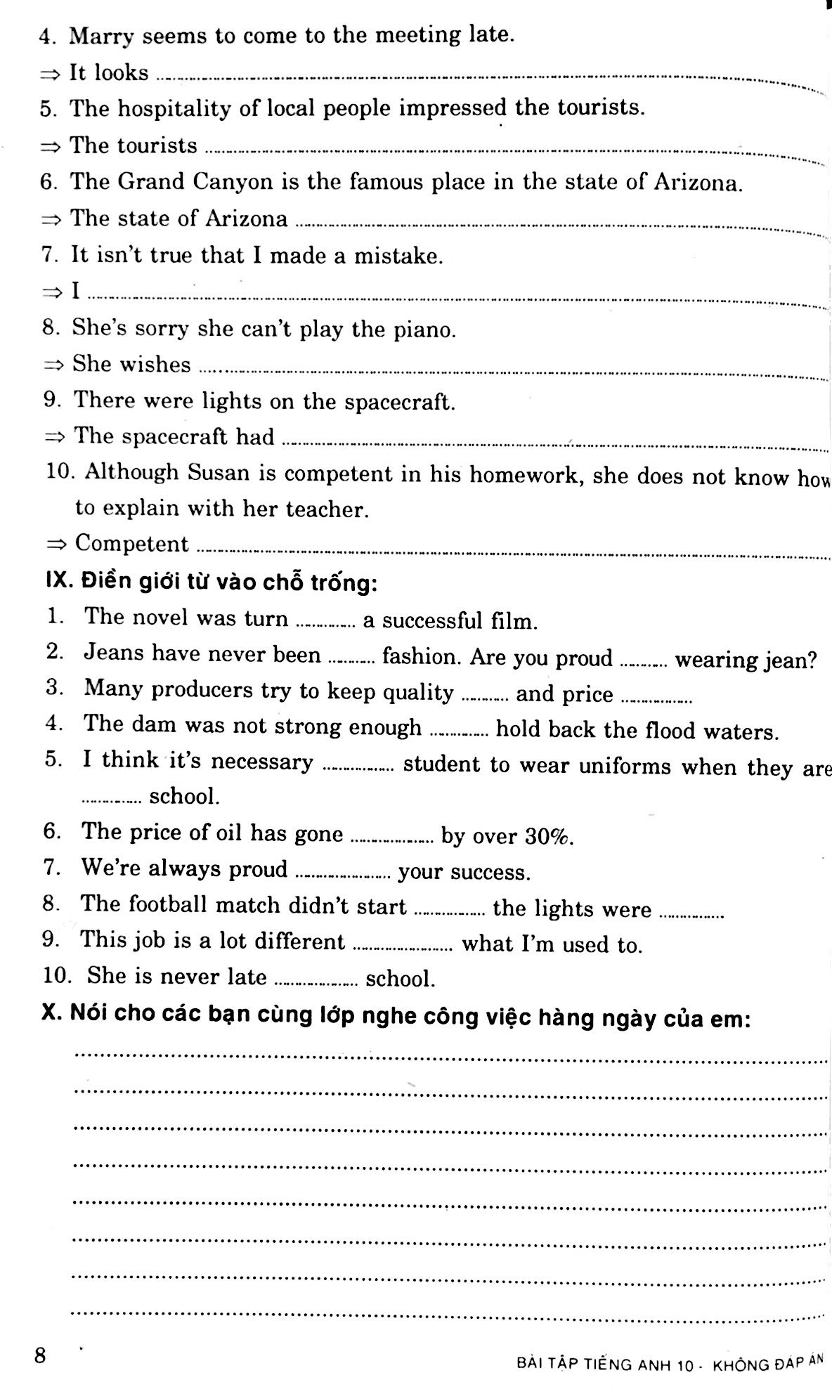 Tải sách Bài Tập Tiếng Anh Lớp 10 PDF đọc ebook online, epub online, nghe sách nói audio miễn phí.