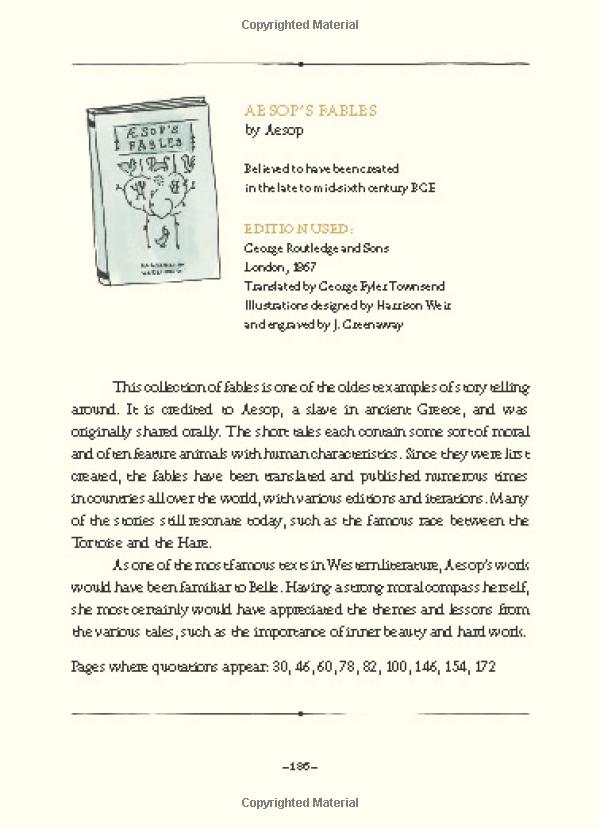 Beauty and the Beast Belle's Library A collection of literary quotes