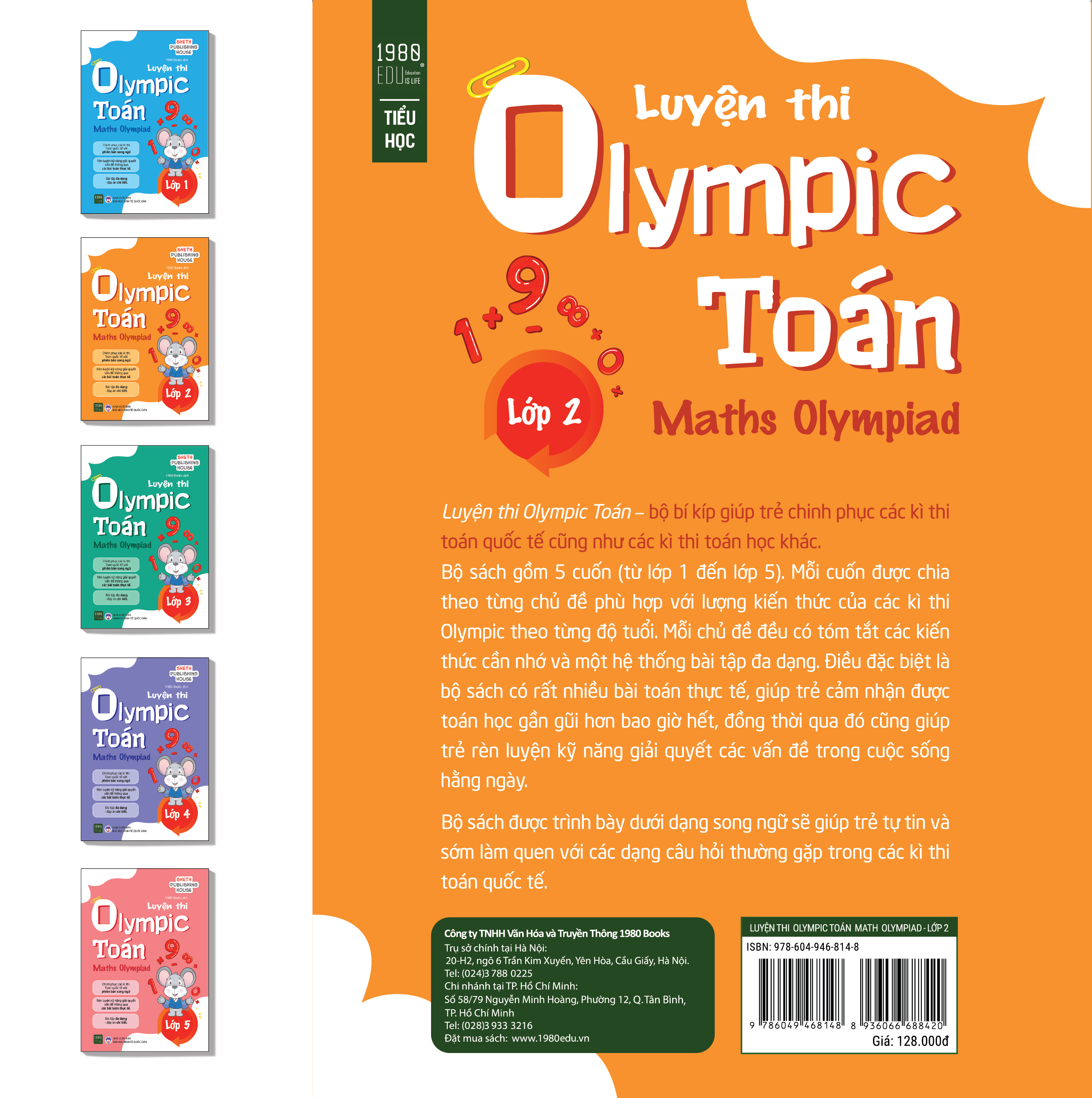 Sách Luyện Thi Olympic Toán - Maths Olympiad - Lớp 2 - FAHASA.COM