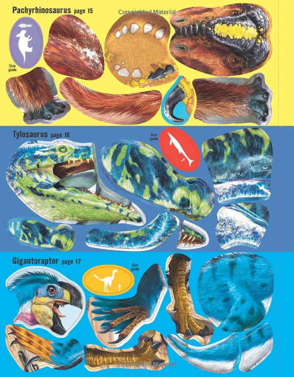 Build Your Own Dinosaurs Sticker Book