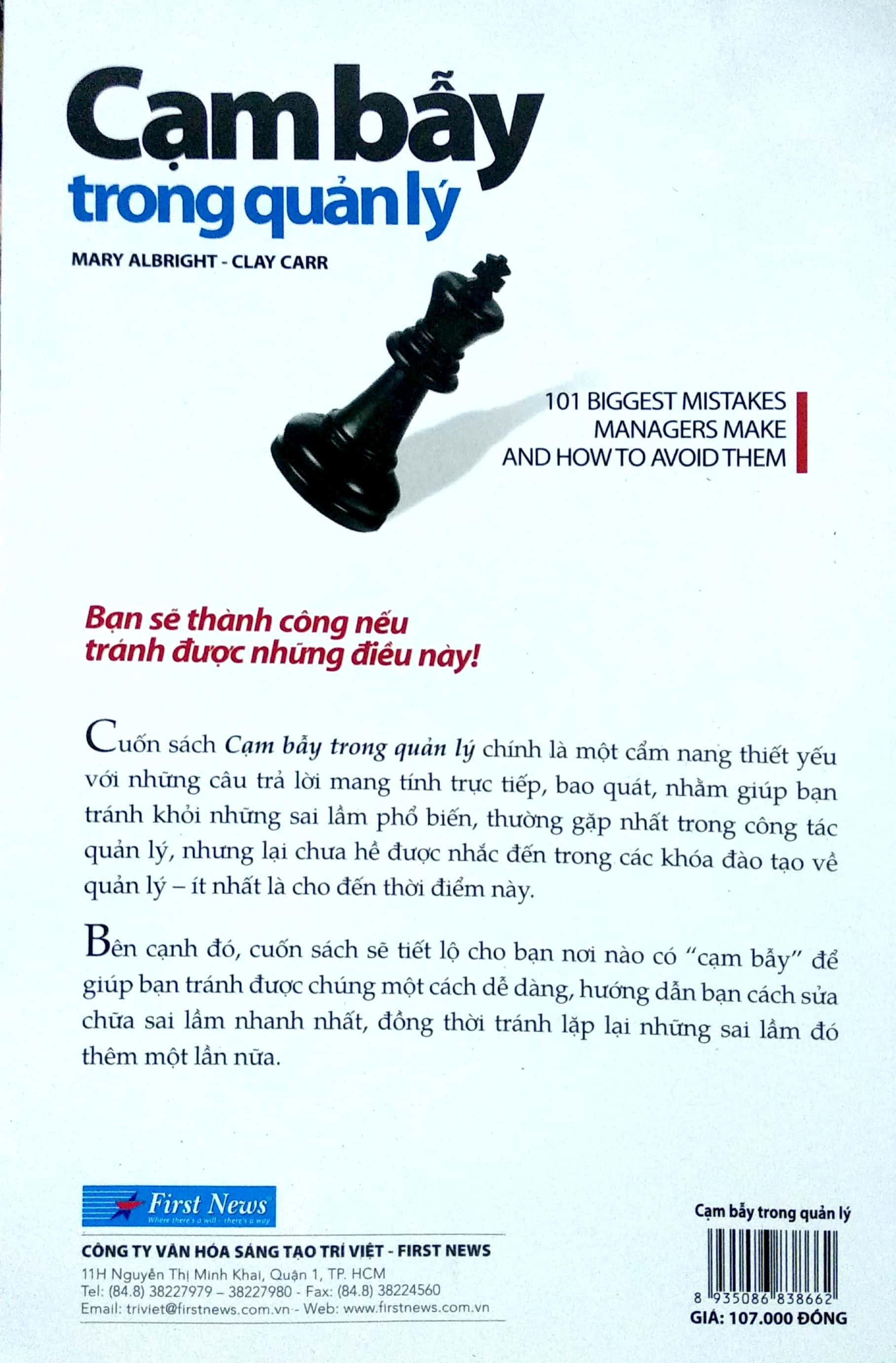 Cạm Bẫy Trong Quản Lý PDF đọc ebook online, epub online, nghe sách nói audio miễn phí.