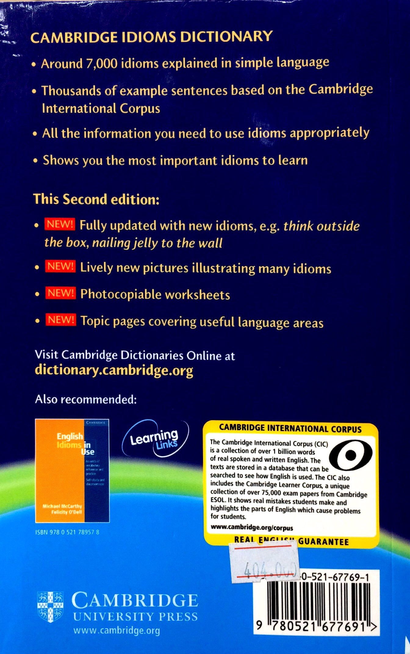 Cambridge Idioms Dictionary