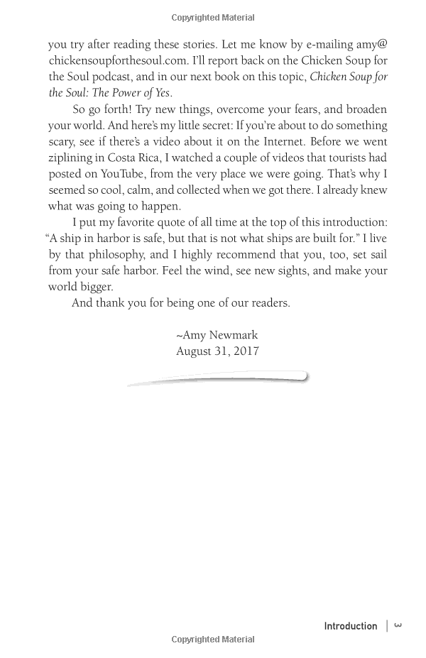 Chicken Soup For The Soul Step Outside Your Comfort Zone