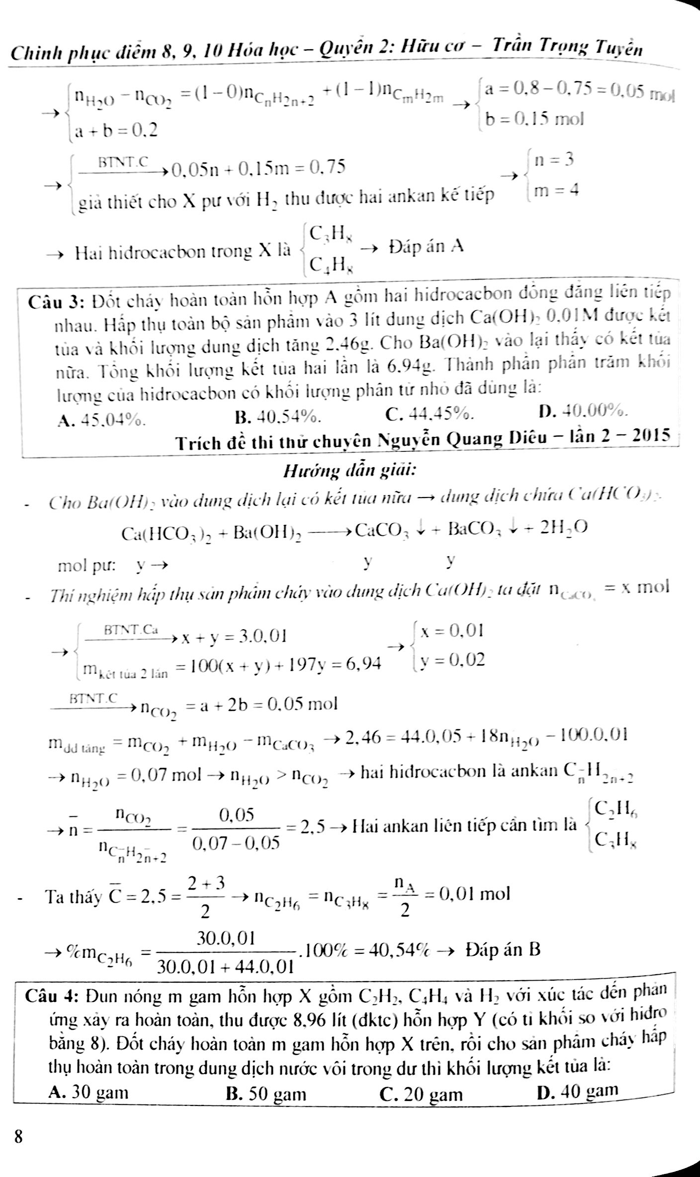 Chinh Phục Điểm 8, 9, 10 Hóa Học - Quyển 2: Hữu Cơ PDF đọc ebook online, epub online, nghe sách nói audio miễn phí.