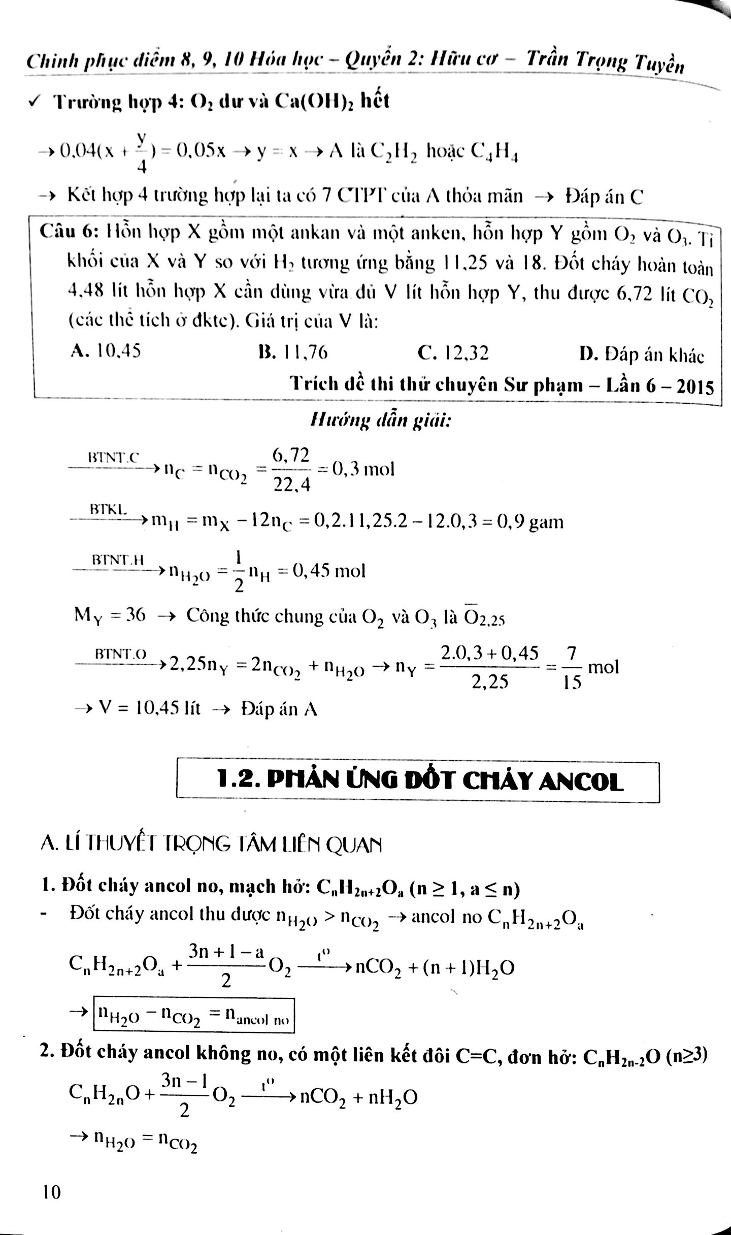 Chinh Phục Điểm 8, 9, 10 Hóa Học - Quyển 2: Hữu Cơ PDF đọc ebook online, epub online, nghe sách nói audio miễn phí.