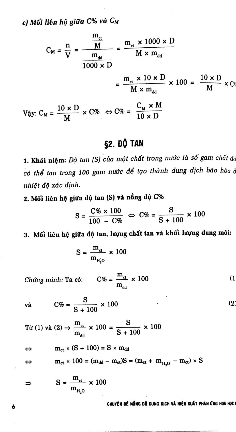 Chuyên Đề Nồng Độ Dung Dịch Và Hiệu Suất Phản Ứng Hóa 9 PDF đọc ebook online, epub online, nghe sách nói audio miễn phí.