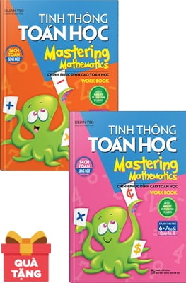 Combo Tinh Thông Toán Học - Mastering Mathematics ( Dành Cho Trẻ 6 - 7 Tuổi) - Bộ 2 Cuốn - Tặng Kèm (Ngẫu Nhiên 1 Trong 8 Cuốn Sách) Rèn Kĩ Năng Sống Dành Cho Học Sinh