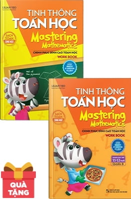Combo Tinh Thông Toán Học - Mastering Mathematics ( Dành Cho Trẻ 11 - 12 Tuổi) - Bộ 2 Cuốn - Tặng Kèm (Ngẫu Nhiên 1 Trong 8 Cuốn Sách) Rèn Kĩ Năng Sống Dành Cho Học Sinh