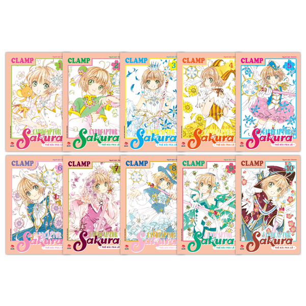 Combo Manga - Cardcaptor Sakura - Thẻ Bài Pha Lê: Tập 1 - 10 (Bộ 10 Tập)