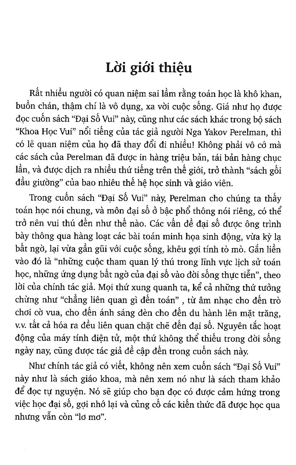Đại Số Vui PDF đọc ebook online, epub online, nghe sách nói audio miễn phí. Đại Số Vui PDF đọc ebook online, epub online, nghe sách nói audio miễn phí.