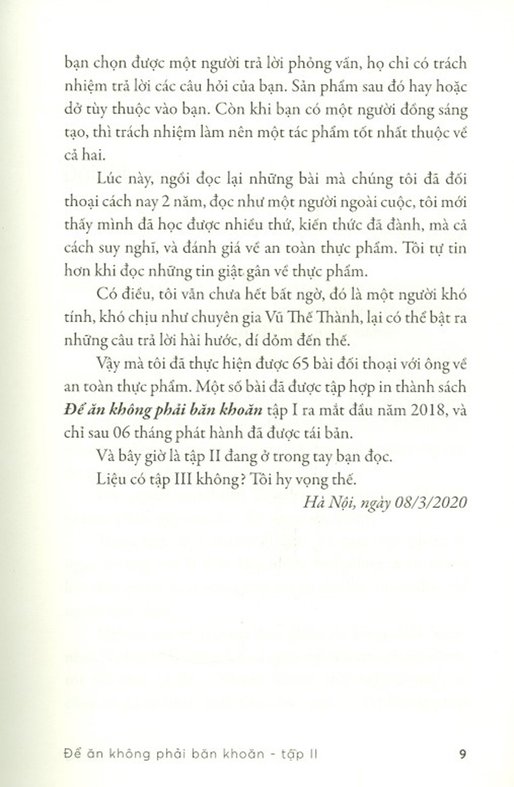 Tải sách Để Ăn Không Phải Băn Khoăn - Tập 2 PDF đọc ebook online, epub online, nghe sách nói audio miễn phí.