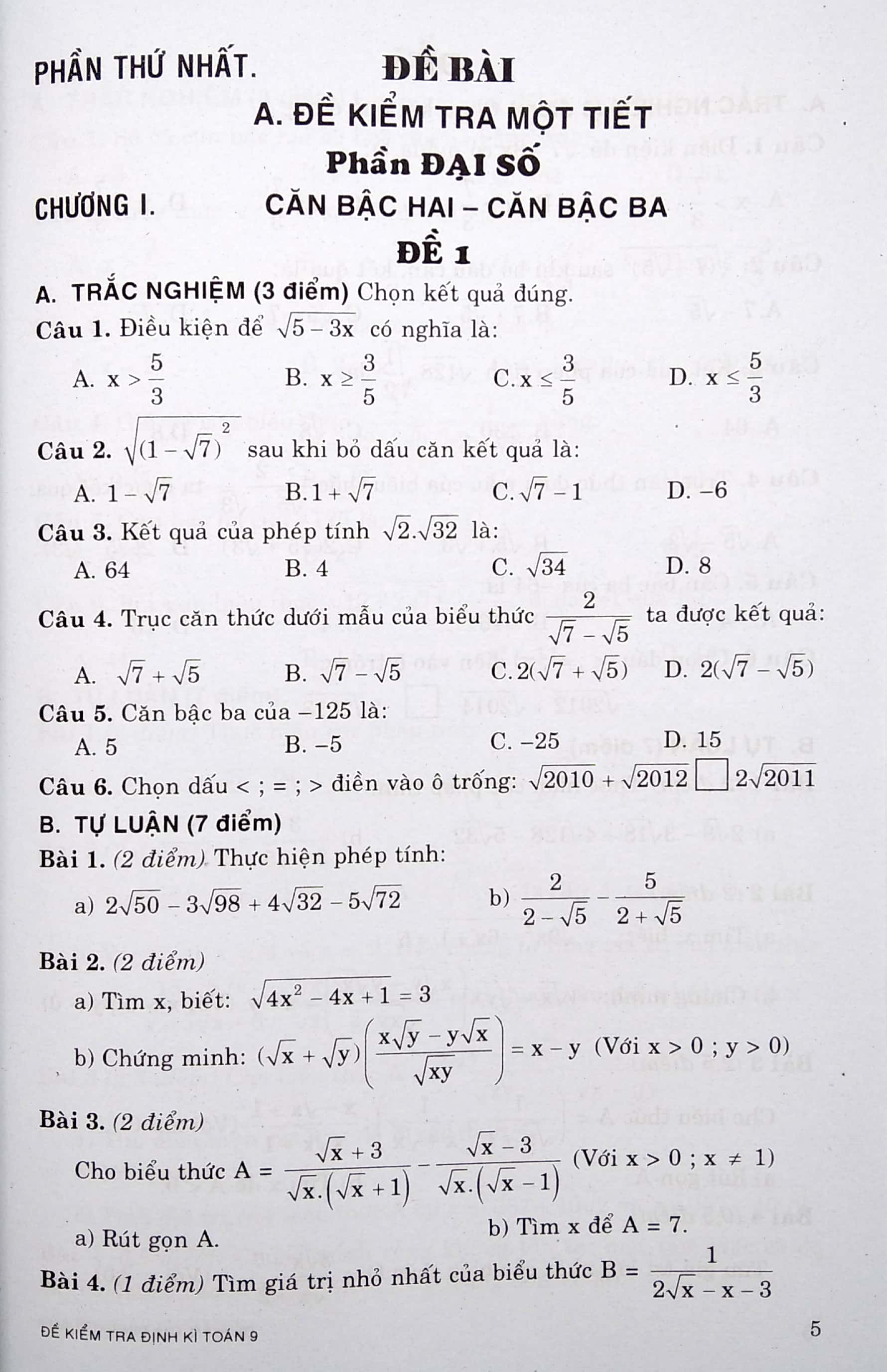 Đề Kiểm Tra Định Kì Toán 9 PDF đọc ebook online, epub online, nghe sách nói audio miễn phí. Tải sách Đề Kiểm Tra Định Kì Toán 9 PDF đọc ebook online, epub online, nghe sách nói audio miễn phí.