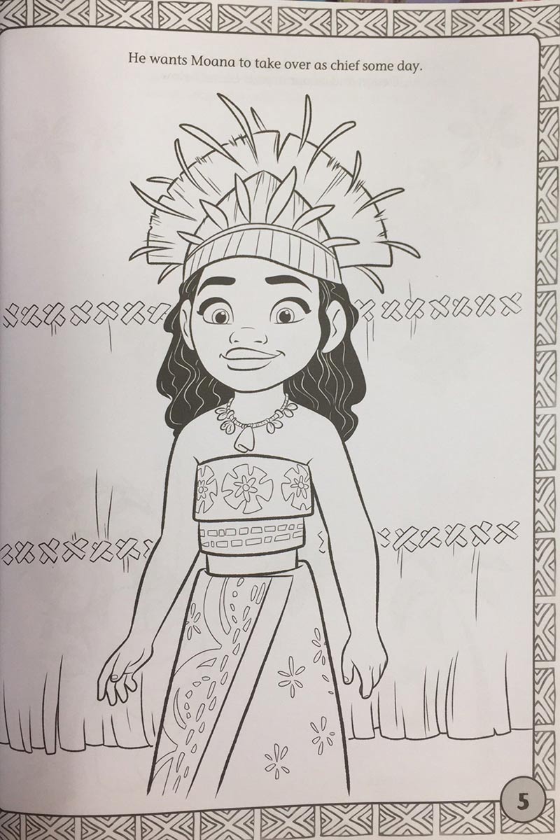 Disney Moana Mega Colouring