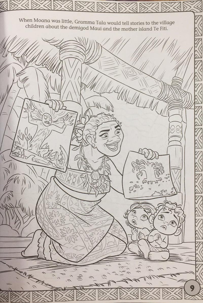 Disney Moana Mega Colouring