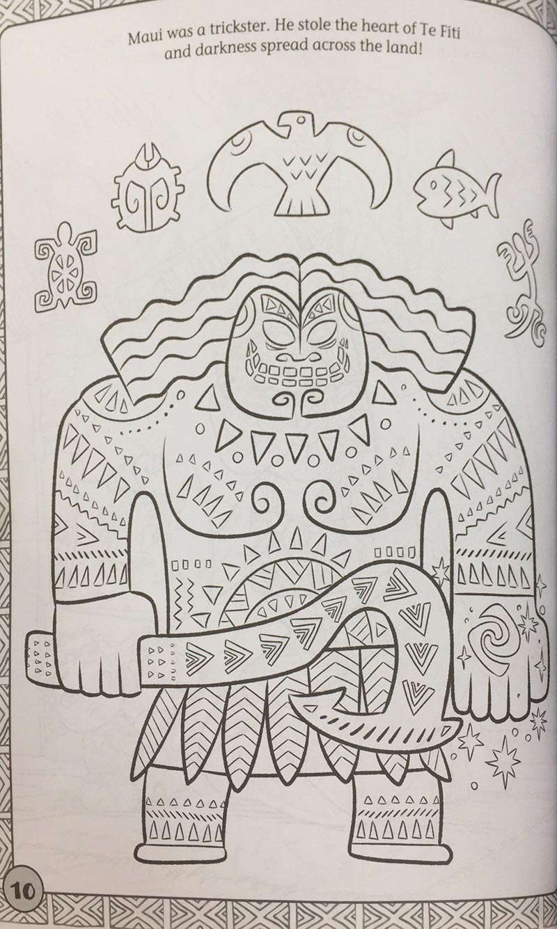 Disney Moana Mega Colouring